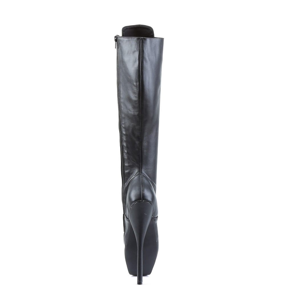 Sexy Spike Heel Zip Side Ballet Knee High Heels Boots Shoes Pleaser Devious BALLET/2020
