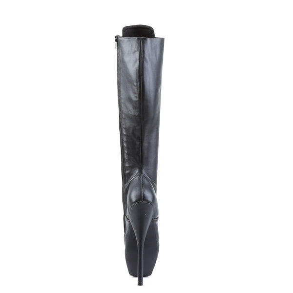 Sexy Spike Heel Zip Side Ballet Knee High Heels Boots Shoes Pleaser Devious BALLET/2020