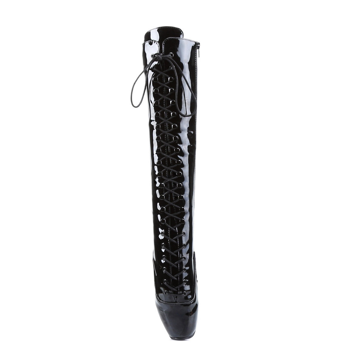 Sexy Spike Heel Zip Side Ballet Knee High Heels Boots Shoes Pleaser Devious BALLET/2020