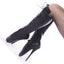 Sexy Spike Heel Zip Side Ballet Knee High Heels Boots Shoes Pleaser Devious BALLET/2020