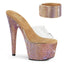 7"  Heel, 2" PF Sandal w/RS Pleaser Pleaser BEJEWELED/712RS