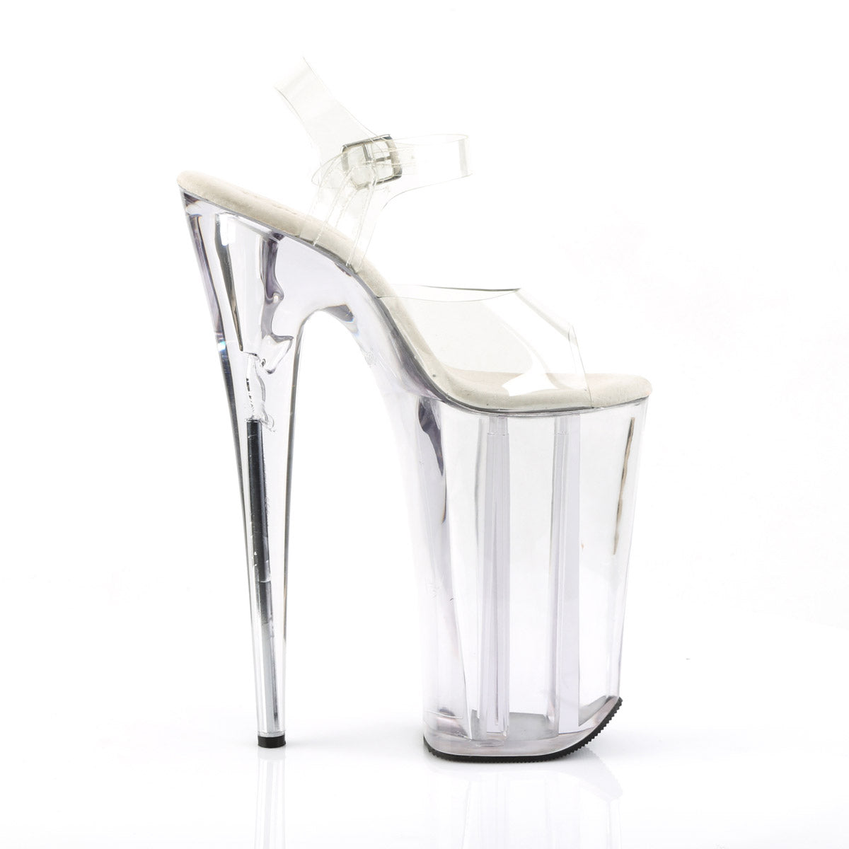 10" Heel, 6 1/4" PF Ankle Strap Sandal Pleaser  BEYOND/008