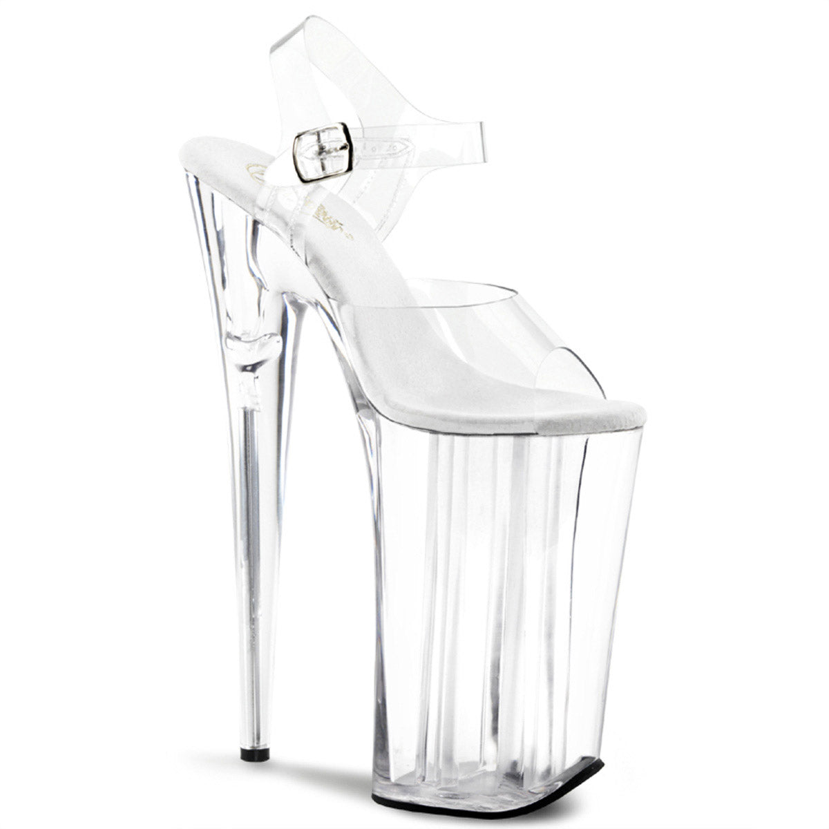 10" Heel, 6 1/4" PF Ankle Strap Sandal Pleaser  BEYOND/008