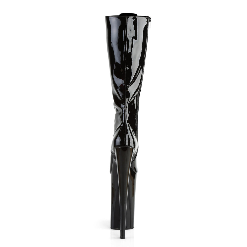 10" Heel, 6 1/4" PF Lace-Up Front Knee High Boot, Side Zip Pleaser Pleaser BEYOND/2020