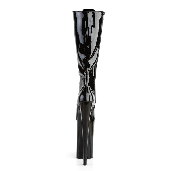 10" Heel, 6 1/4" PF Lace-Up Front Knee High Boot, Side Zip Pleaser Pleaser BEYOND/2020