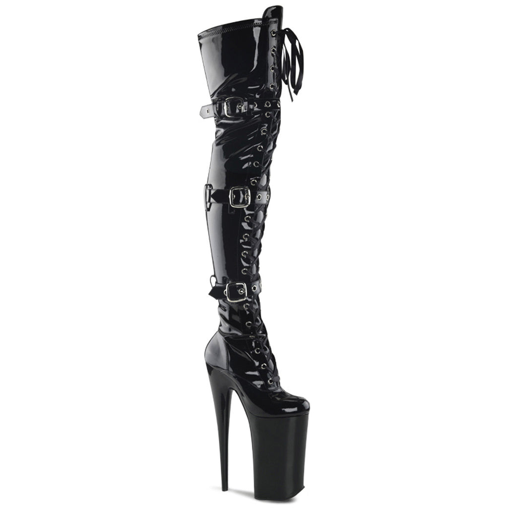 Extreme Platforms Strappy Thigh High Lace Up High Heels Boots Shoes Pleaser Pleaser BEYOND/3028