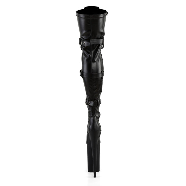 10" Heel, 6 1/4" PF Lace-Up Front Thigh High Boot, Side Zip Pleaser  BEYOND/3028