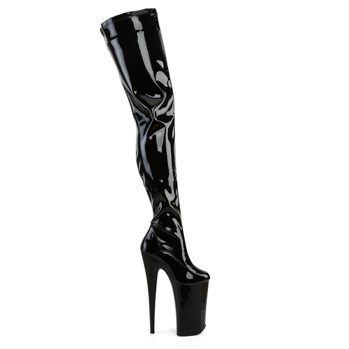 10" Heel, 6 1/4" PF Crotch Boot, Side Zip Pleaser Pleaser BEYOND/4000