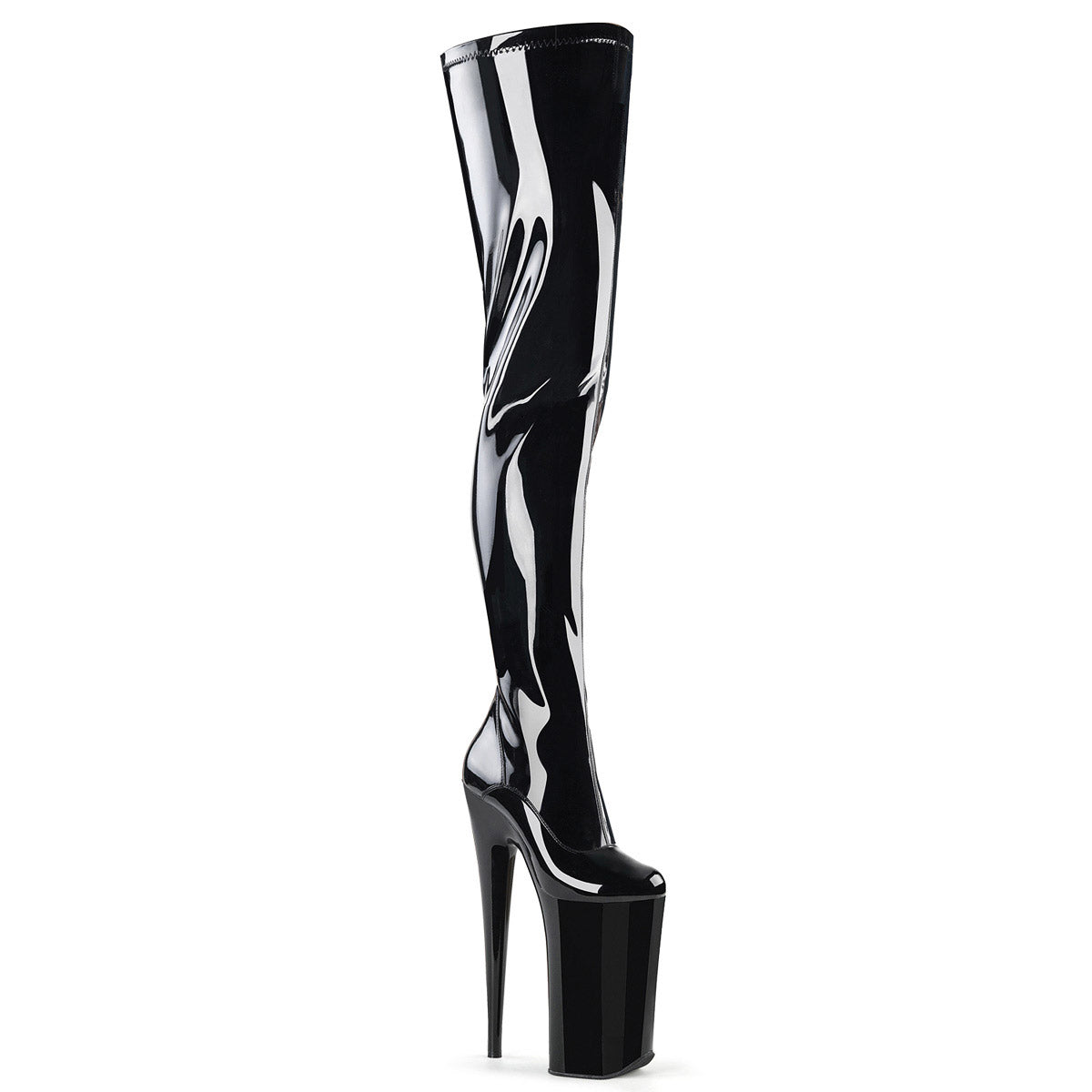 10" Heel, 6 1/4" PF Crotch Boot, Side Zip Pleaser Pleaser BEYOND/4000 Main image