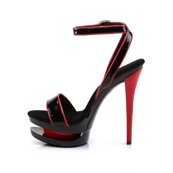 Chic Dual Platform Stiletto Sandals Ankle Strap High Heels Shoes Pleaser Pleaser BLONDIE/631/2
