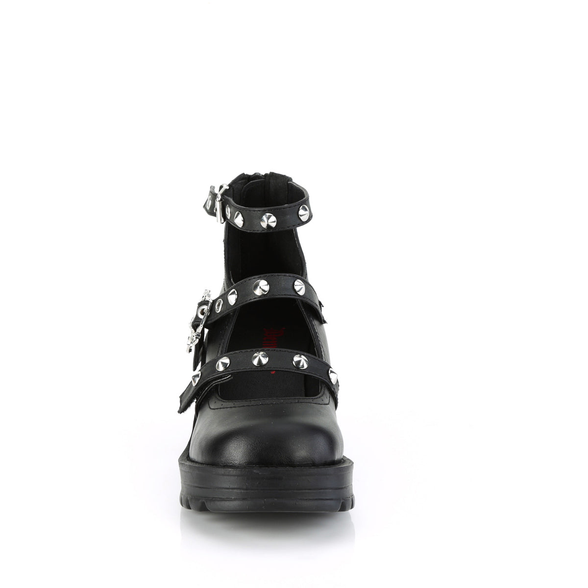 Demonia Pleaser Bratty-30 Chunky Heel Platform Maryjanes with Spider Buckle Secondary image