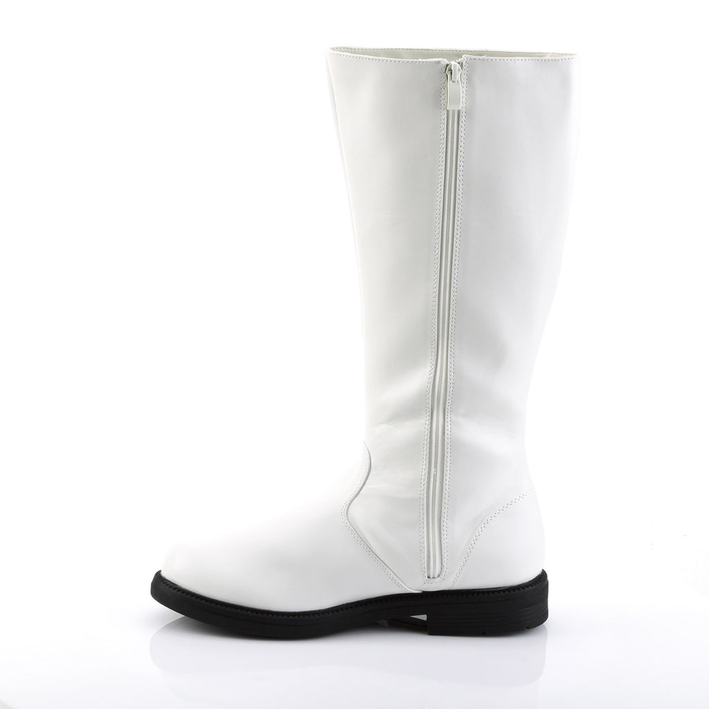 Pirate Captain Buccaneer Side Zipper Knee High Round Toe Boots Shoes Pleaser Funtasma CAPTAIN/100