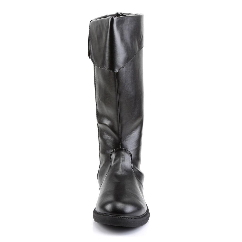 Pirate Captain Side Zipper Knee High Cuffed Round Toe Boots Shoes Pleaser Funtasma CAPTAIN/105