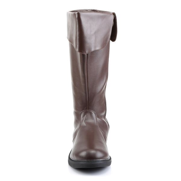 Pirate Captain Side Zipper Knee High Cuffed Round Toe Boots Shoes Pleaser Funtasma CAPTAIN/105