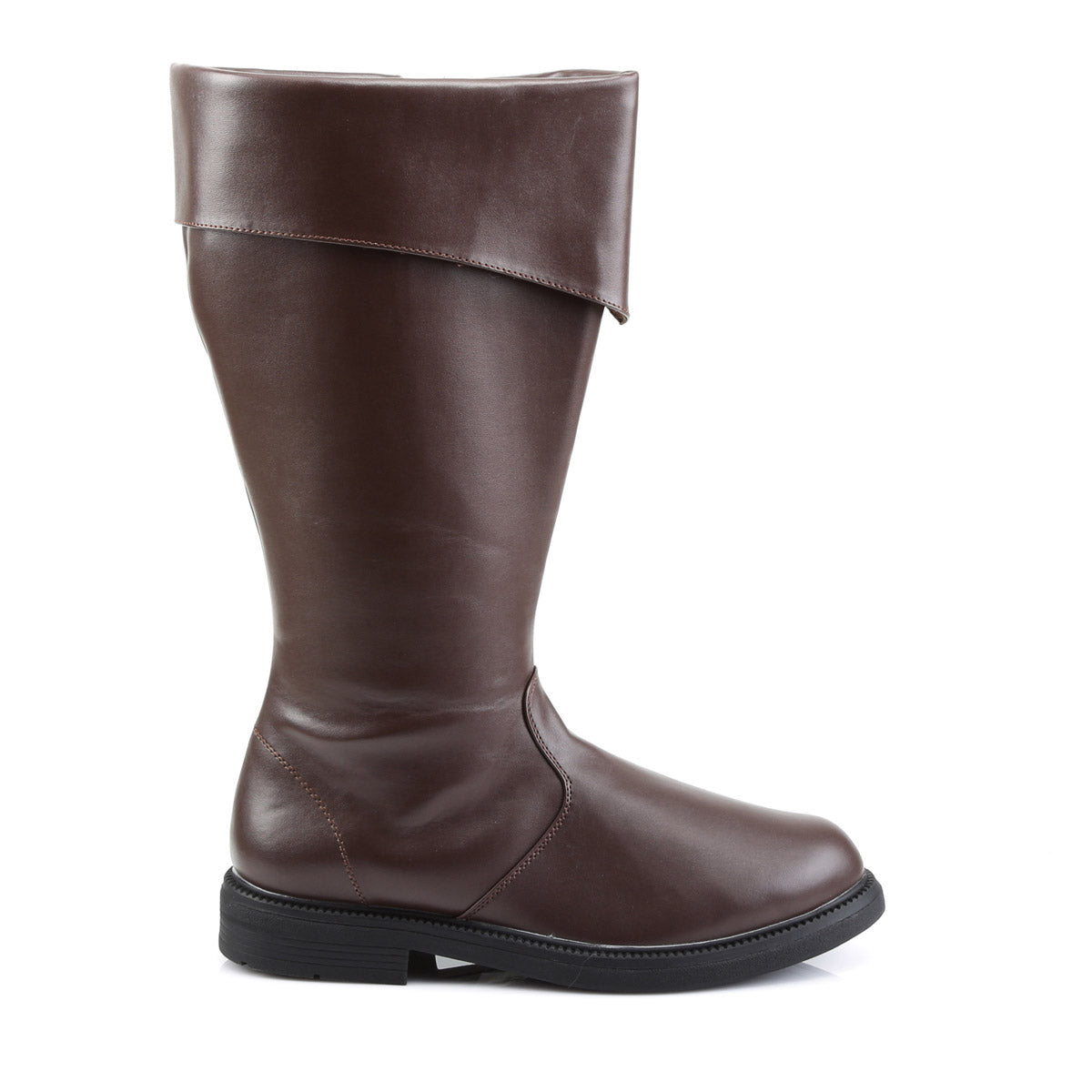 Pirate Captain Side Zipper Knee High Cuffed Round Toe Boots Shoes Pleaser Funtasma CAPTAIN/105