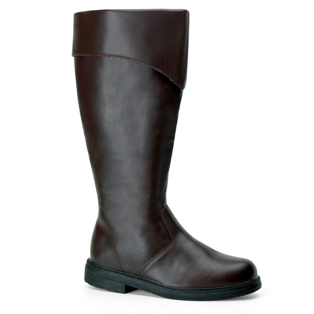 Pirate Captain Side Zipper Knee High Cuffed Round Toe Boots Shoes Pleaser Funtasma CAPTAIN/105
