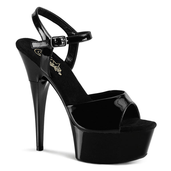 Rhinestone Platform Ankle Strap Open Toe Sandals High Heels Shoes Pleaser  CAPTIVA/609