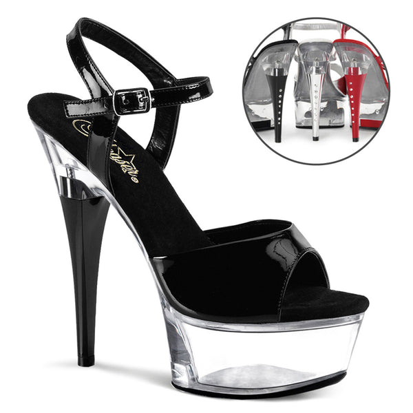 Rhinestone Platform Ankle Strap Open Toe Sandals High Heels Shoes Pleaser  CAPTIVA/609