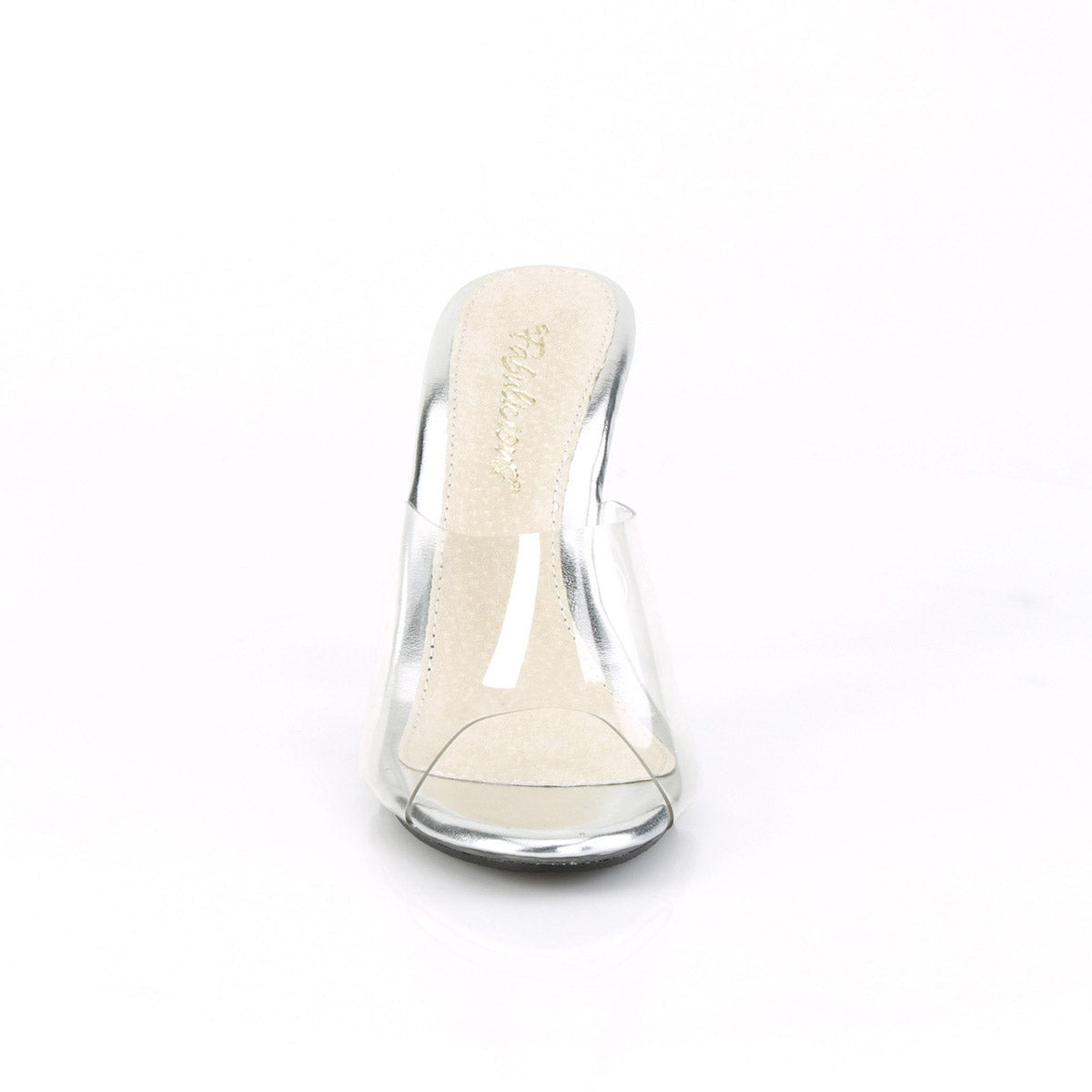 Sexy Casual Slipper Clear Stiletto Slip On Mules High Heels Shoes Pleaser Fabulicious CARESS/401