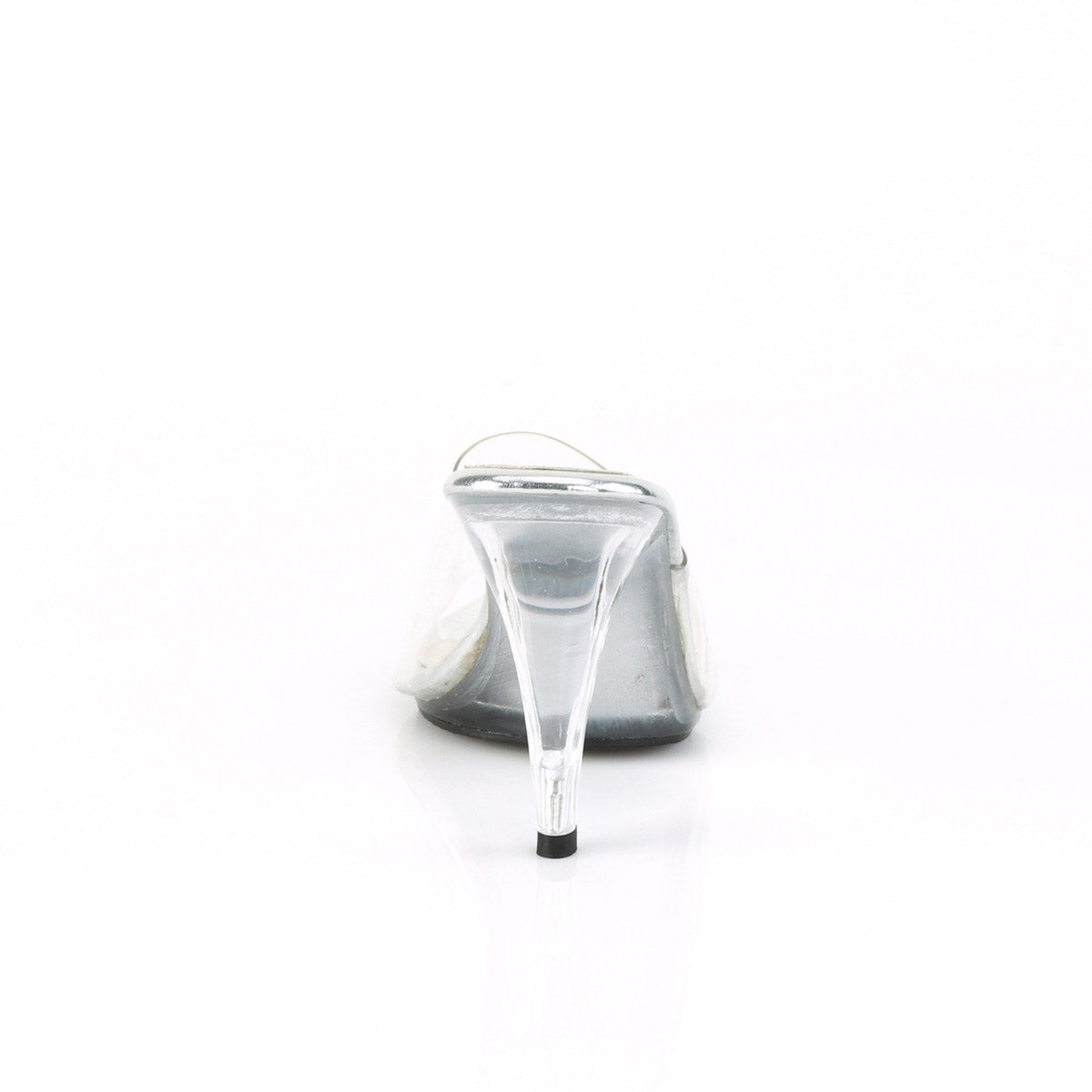 Sexy Casual Slipper Clear Stiletto Slip On Mules High Heels Shoes Pleaser Fabulicious CARESS/401