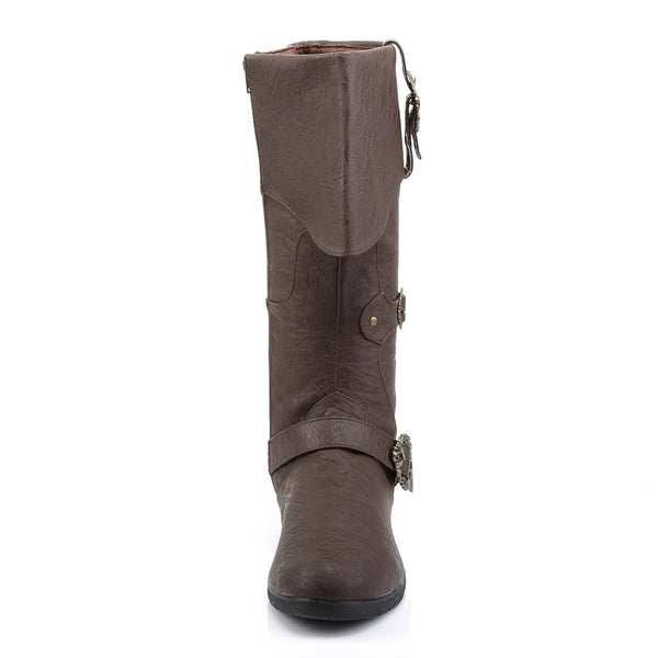 Pirate Booty Octopus Buckle Zip Side Cuffed Knee High Boots Shoes Pleaser Funtasma CARRIBEAN/299