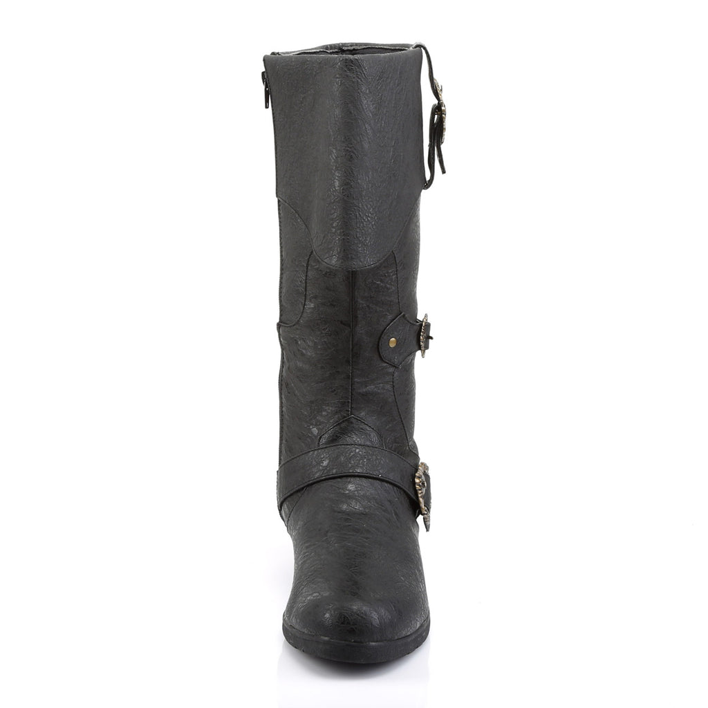 Pirate Booty Octopus Buckle Zip Side Cuffed Knee High Boots Shoes Pleaser Funtasma CARRIBEAN/299