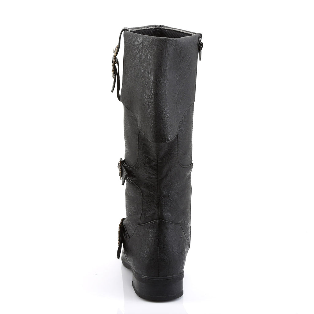 Pirate Booty Octopus Buckle Zip Side Cuffed Knee High Boots Shoes Pleaser Funtasma CARRIBEAN/299
