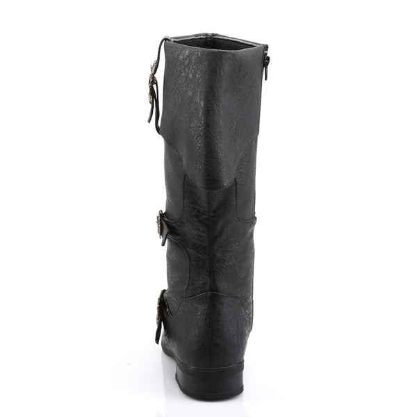 Pirate Booty Octopus Buckle Zip Side Cuffed Knee High Boots Shoes Pleaser Funtasma CARRIBEAN/299