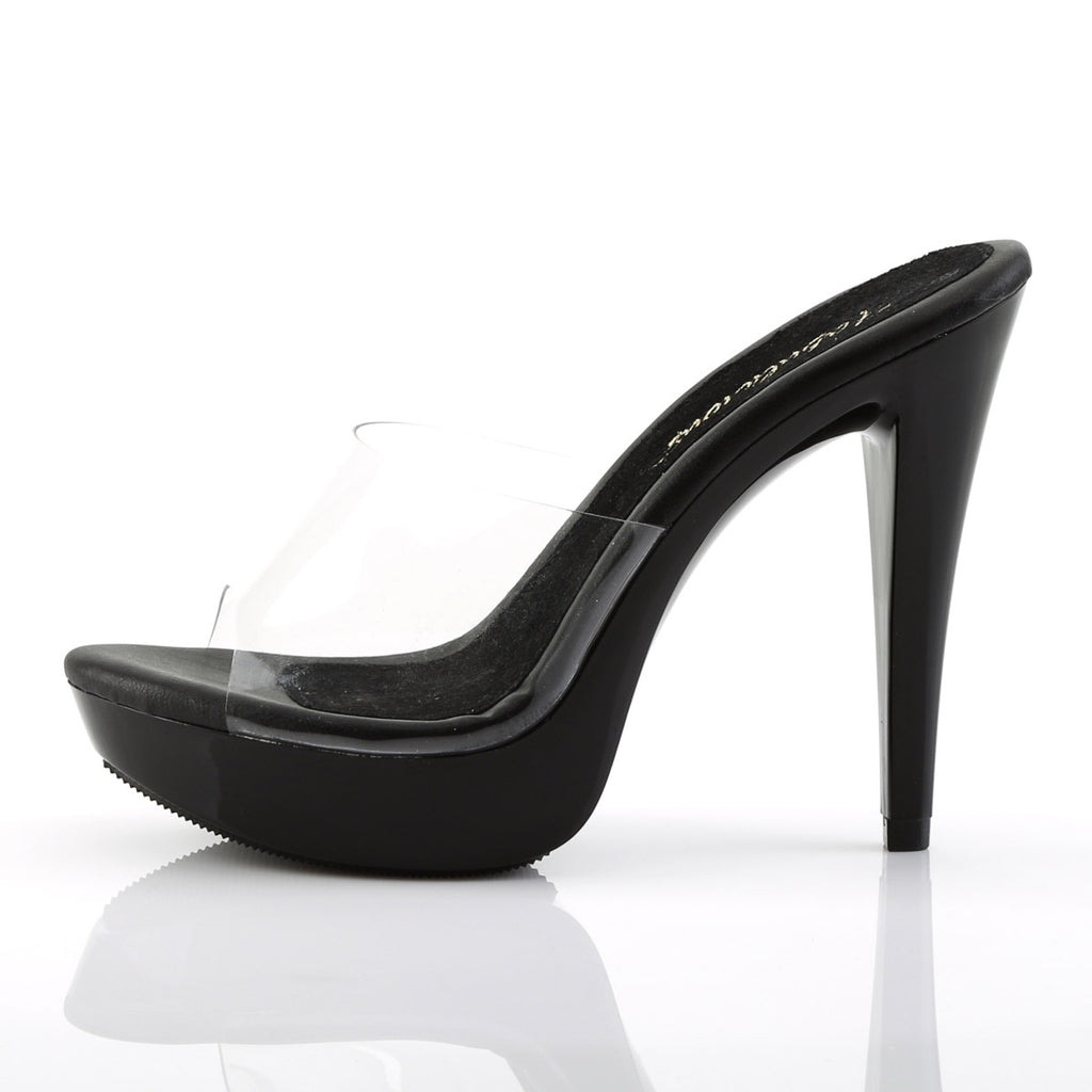 Sexy Platform Stiletto Open Toe Slide Mule Stiletto High Heels Shoes Pleaser Fabulicious COCKTAIL/501