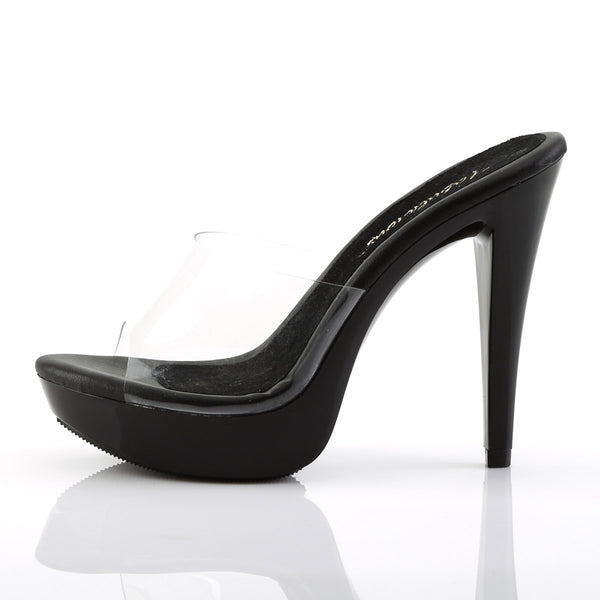 Sexy Platform Stiletto Open Toe Slide Mule Stiletto High Heels Shoes Pleaser Fabulicious COCKTAIL/501