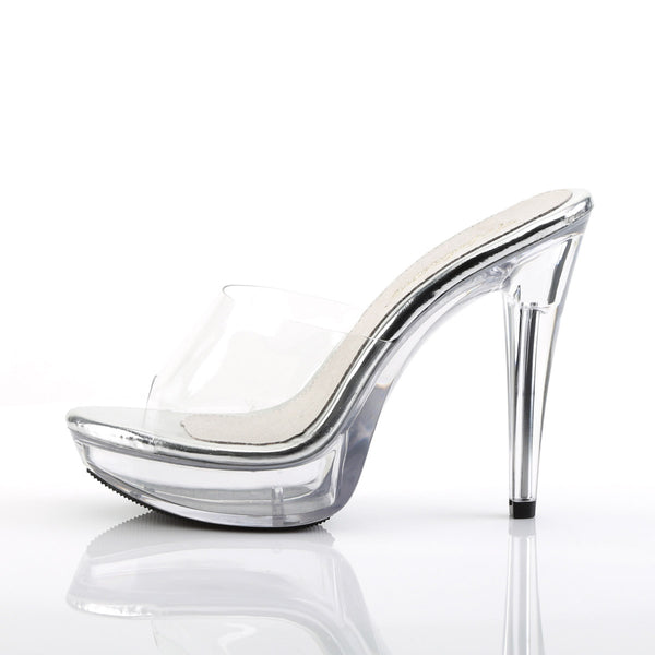 Sexy Platform Stiletto Open Toe Slide Mule Stiletto High Heels Shoes Pleaser Fabulicious COCKTAIL/501