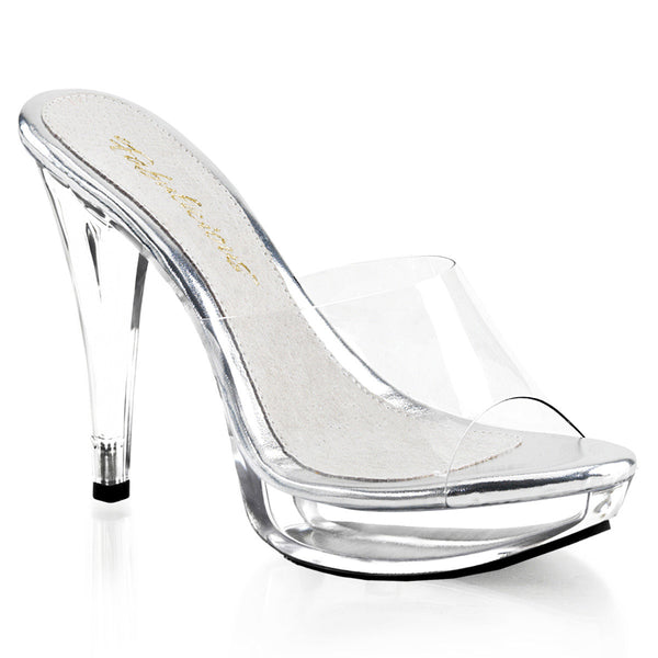 Sexy Platform Stiletto Open Toe Slide Mule Stiletto High Heels Shoes Pleaser Fabulicious COCKTAIL/501