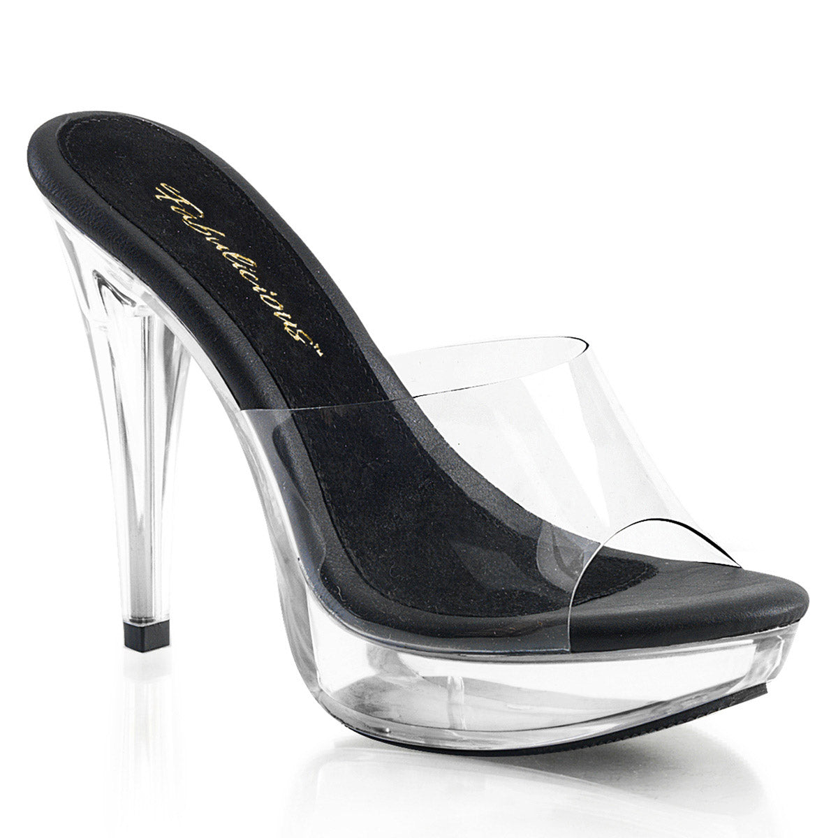 Sexy Platform Stiletto Open Toe Slide Mule Stiletto High Heels Shoes Pleaser Fabulicious COCKTAIL/501