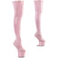 8" Heelless, 3" Pf Stretch Thigh Boot, Inside Zip Pleaser  CRAZE/3000