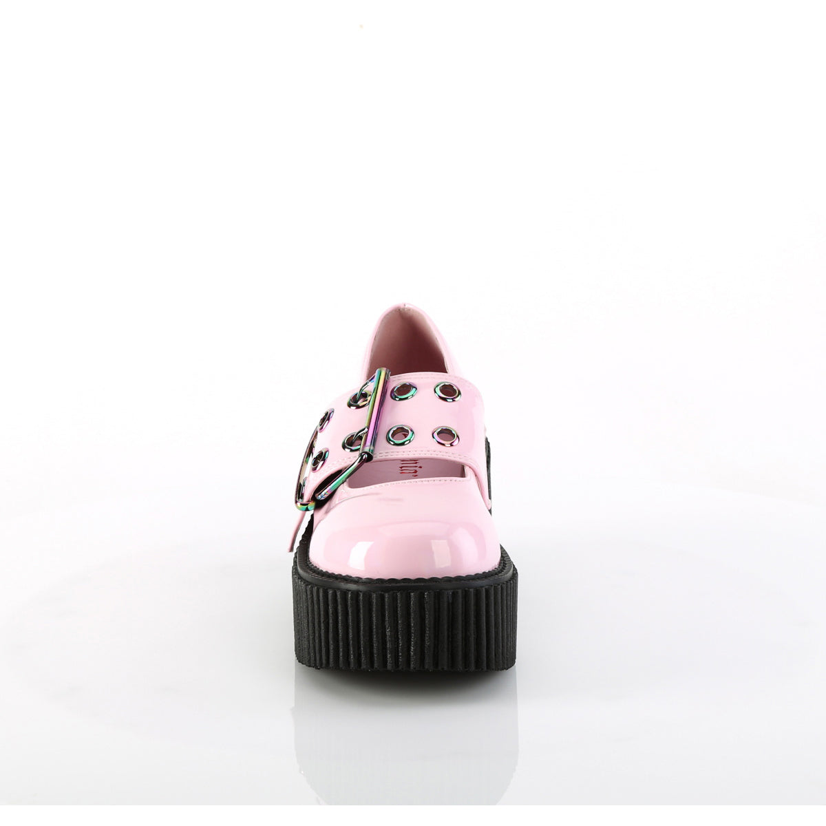 Demonia Creeper Platform Maryjane Shoes with Wide Grommeted Buckle Strap Secondary image