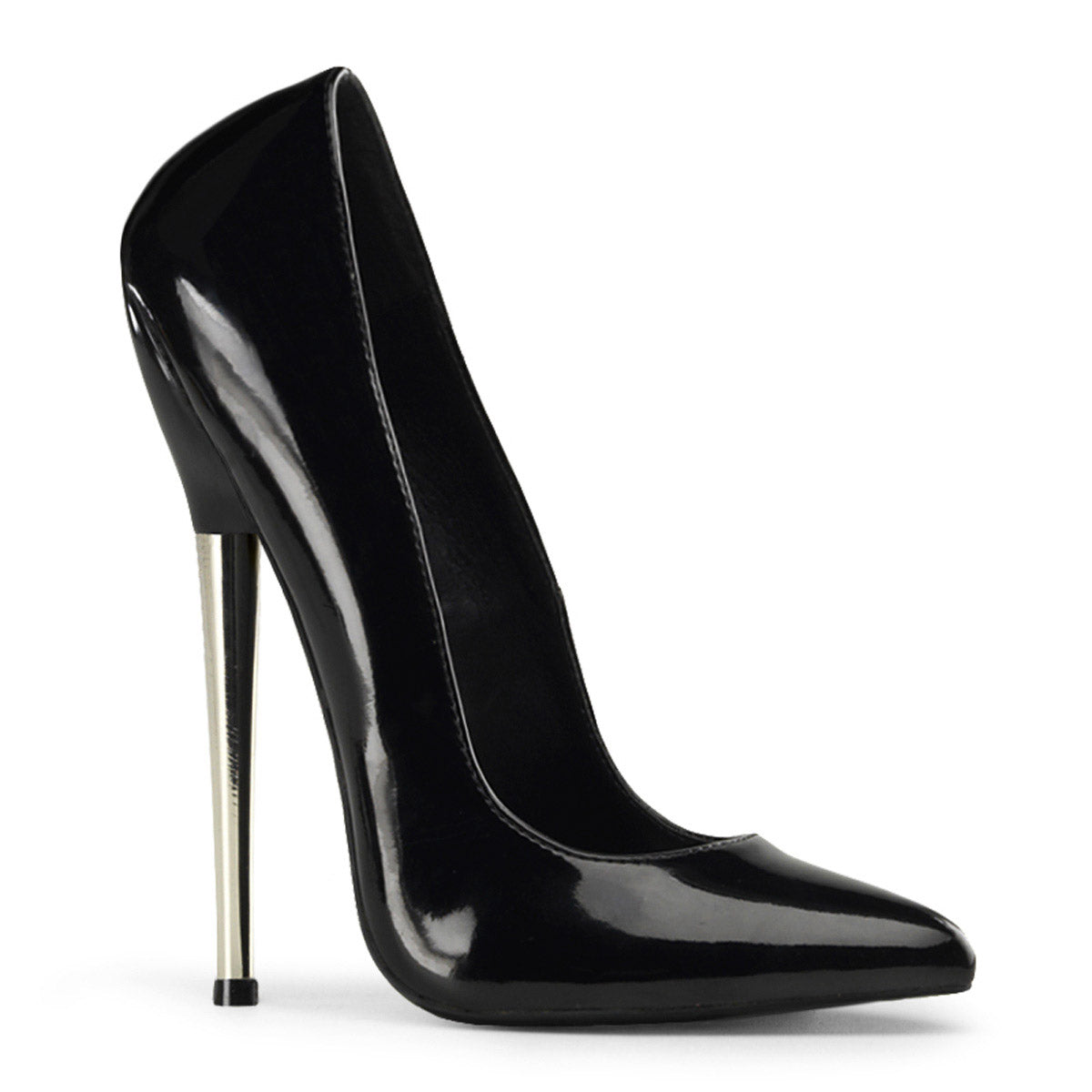 Sexy Pointed Toe Brass Heel Pumps Extreme Stiletto High Heels Shoes Pleaser Devious DAGGER/01 Main image