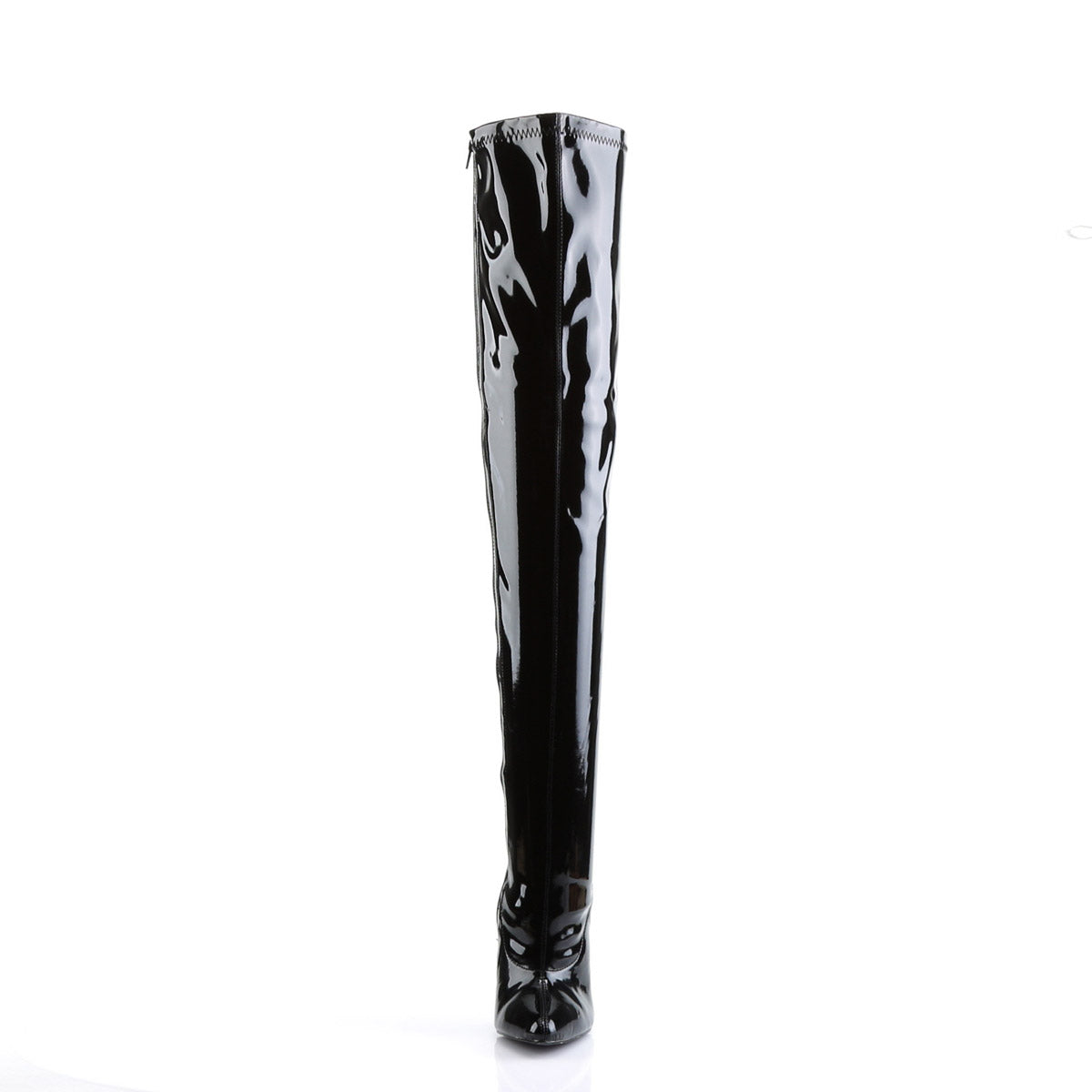 Devious Dagger-3000 Stretch Pointed Toe Thigh High Stiletto Heel Boots for Women Secondary image