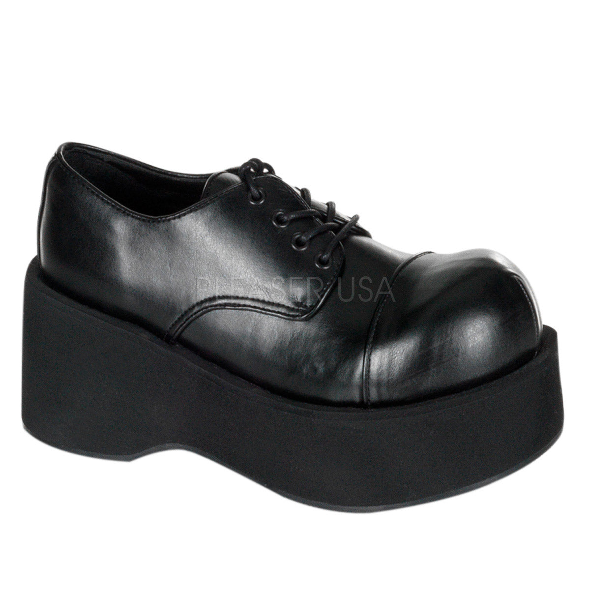 Goth Punk Rockabilly Extreme Platform Blucher Cyber Boots Shoes Pleaser Demonia DANK/101
