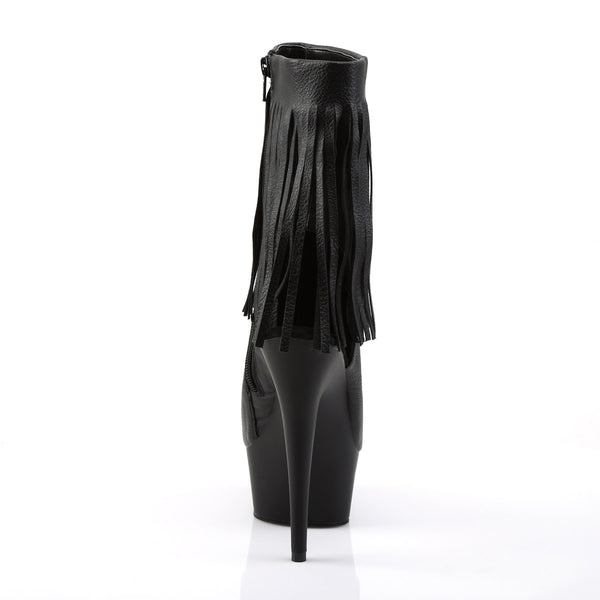 Sexy Fringe Ankle Bootie Peep Toe Platform Stiletto High Heels Shoes Pleaser  DELIGHT/1019