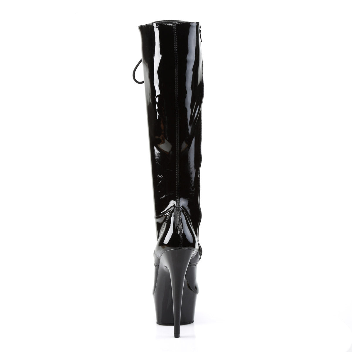 Sexy Full Lace Up Stretch Knee High Platform Stiletto Boots Shoes Pleaser Pleaser DELIGHT/2023