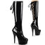 6" Heel, 1 3/4" PF Knee High Boot w/ Back Lace, Side Zip Pleaser Pleaser DELIGHT/2029