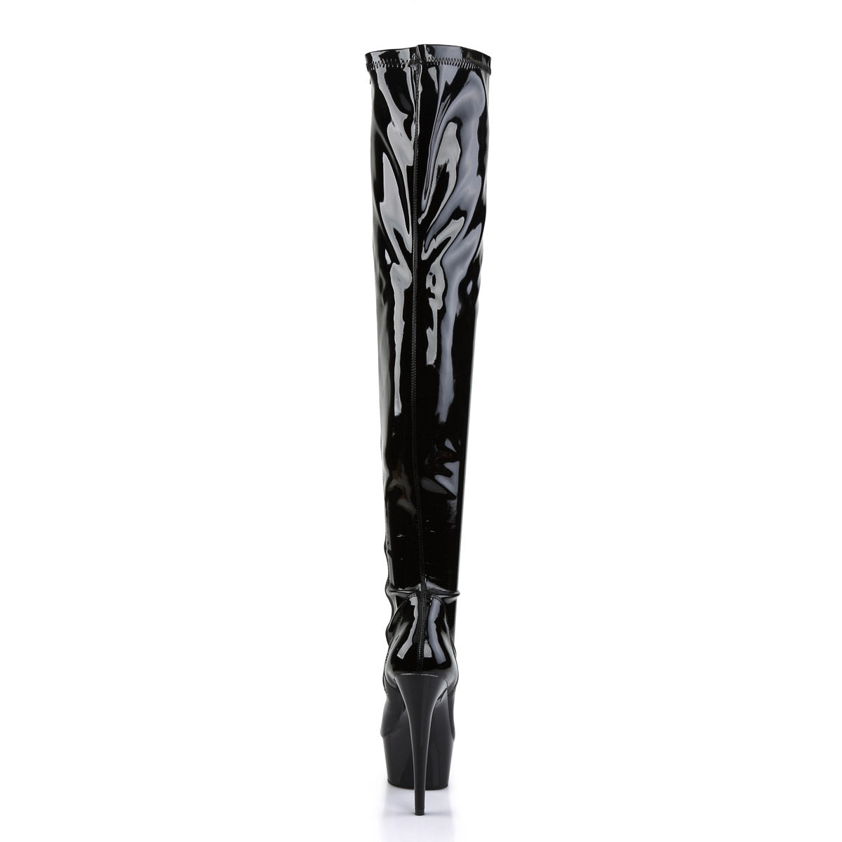 Sexy Thigh High Platform Stiletto Heel Zipper Side Boots Shoes Pleaser Pleaser DELIGHT/3000