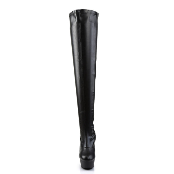 Sexy Thigh High Platform Stiletto Heel Zipper Side Boots Shoes Pleaser Pleaser DELIGHT/3000