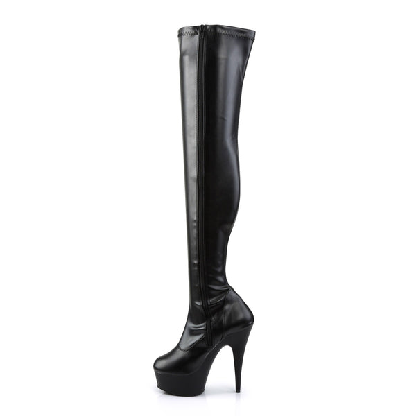 Sexy Thigh High Platform Stiletto Heel Zipper Side Boots Shoes Pleaser Pleaser DELIGHT/3000