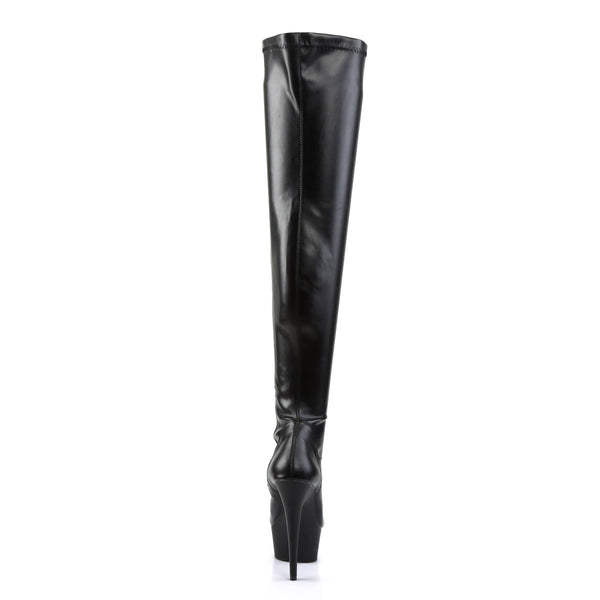 Sexy Thigh High Platform Stiletto Heel Zipper Side Boots Shoes Pleaser Pleaser DELIGHT/3000