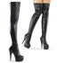 Sexy Thigh High Platform Stiletto Heel Zipper Side Boots Shoes Pleaser Pleaser DELIGHT/3000