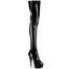 6" Heel, 1 3/4" PF Peep Toe Thigh High Boot, Side Zip Pleaser Pleaser DELIGHT/3011