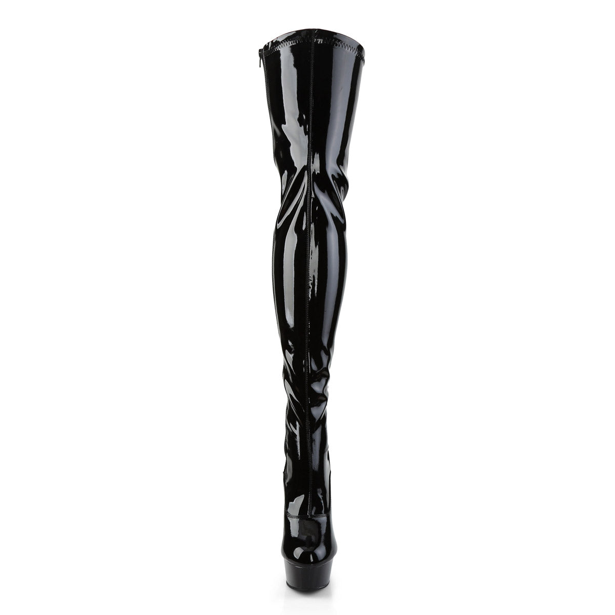 Sexy Back Lace Up Thigh High Platform Stiletto Heel Boots Shoes Pleaser Pleaser DELIGHT/3063