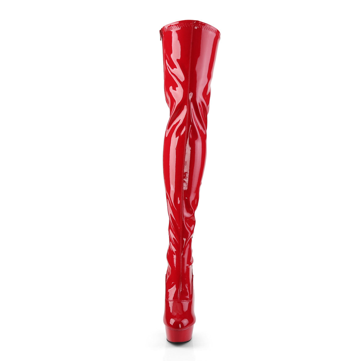 Sexy Back Lace Up Thigh High Platform Stiletto Heel Boots Shoes Pleaser Pleaser DELIGHT/3063