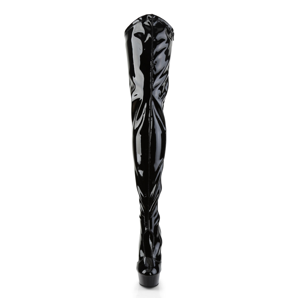 Hot Zipper Side Thigh High Platform Stiletto Heel Crotch Boots Shoes Secondary image